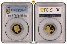 1999 $2 PR70DCAM