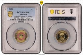 2020 $2 Olympic Team - Courage MS66