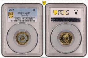 2020 $2 Olympic Team - Resilience MS67