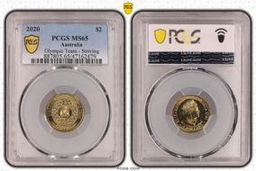 2020 $2 Olympic Team - Striving MS65