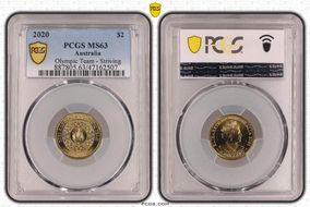 2020 $2 Olympic Team - Striving MS63