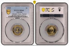 2020 $2 Olympic Team - Passion MS66