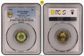 2020 $2 Paralympic Team Set to Soar - Colorized MS66