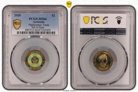 2020 $2 Paralympic Team Set to Soar - Colorized MS66