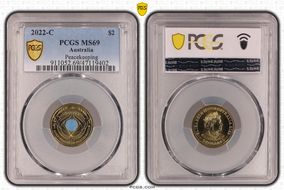 2022-C $2 Peacekeeping Colorized MS69