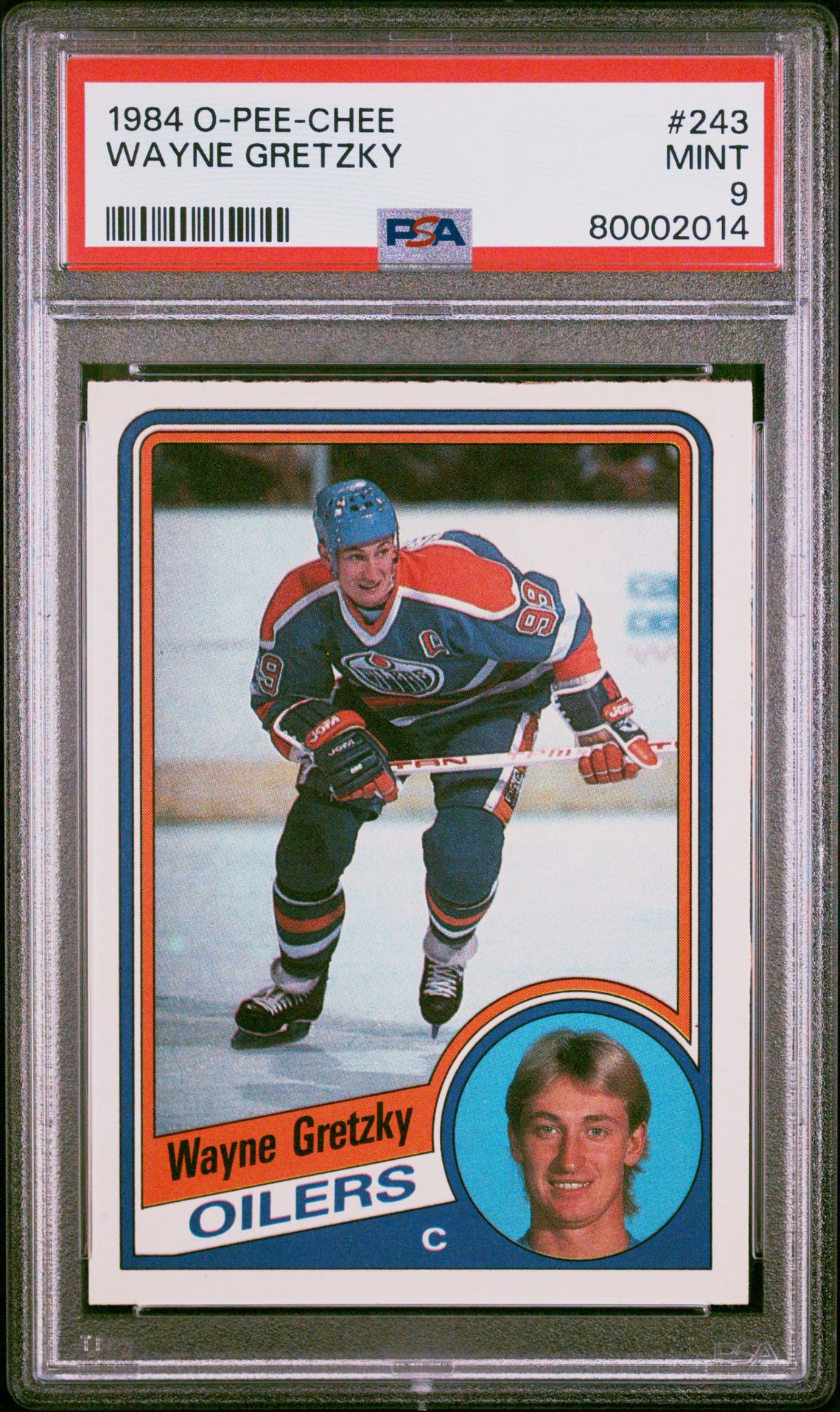 1984 Upper Deck O-PEE-CHEE #243 Wayne Gretzky front