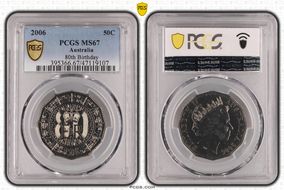 2006 50C 80th Birthday MS67