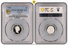 1991 5C Silver PR70DCAM