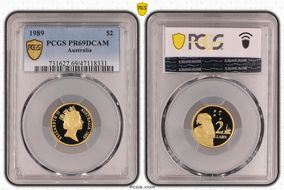 1989 $2 PR69DCAM