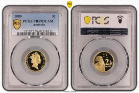 1989 $2 PR69DCAM