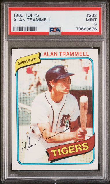 1980 Topps Baseball: #232 Alan Trammell