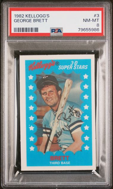 1975 Topps #228 George Brett Rookie Card - PSA NM-MT 8 on Goldin Auctions