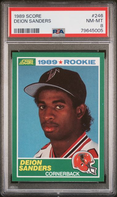  Baseball MLB 1989 Fleer Update #U-53 Deion Sanders NM-MT RC  Rookie Yankees : Collectibles & Fine Art