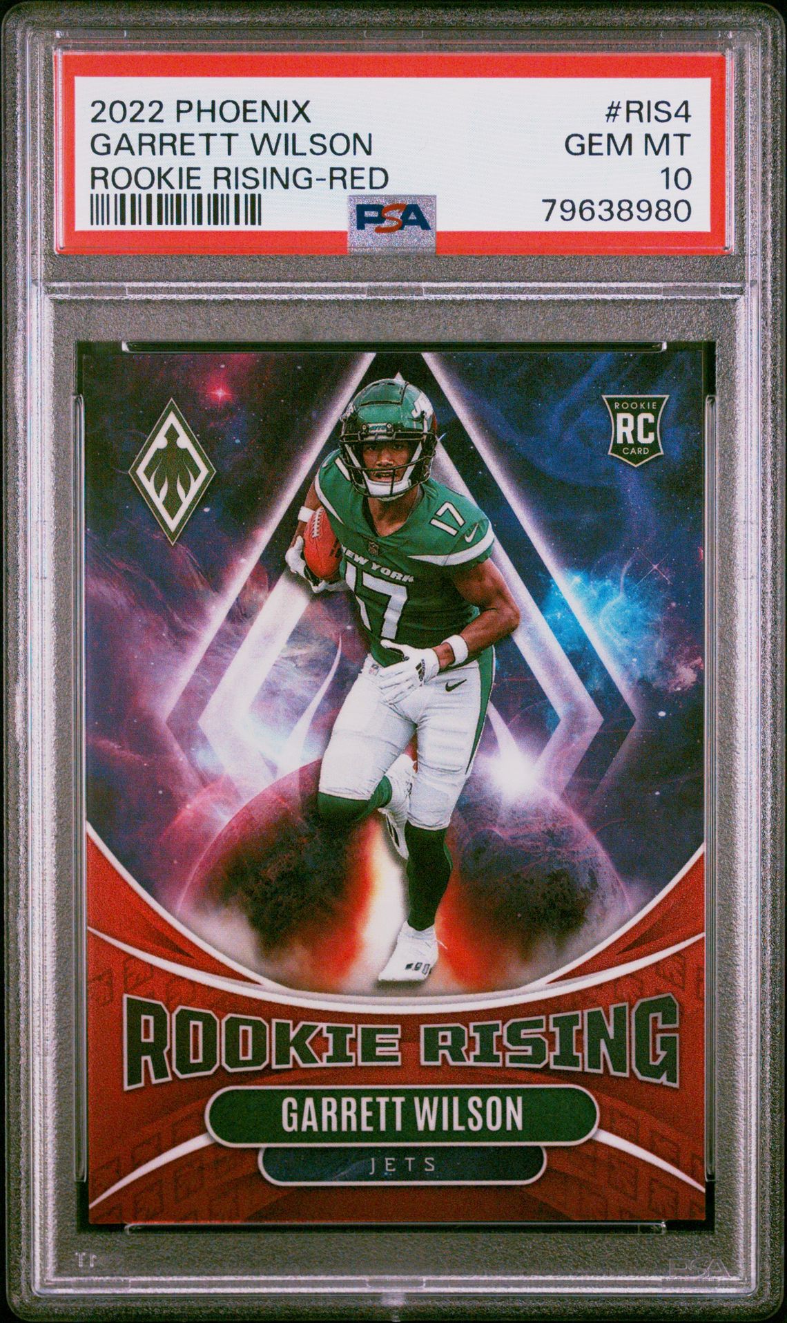 2022 Panini Panini Phoenix Rookie Rising #RIS4 Garrett Wilson front