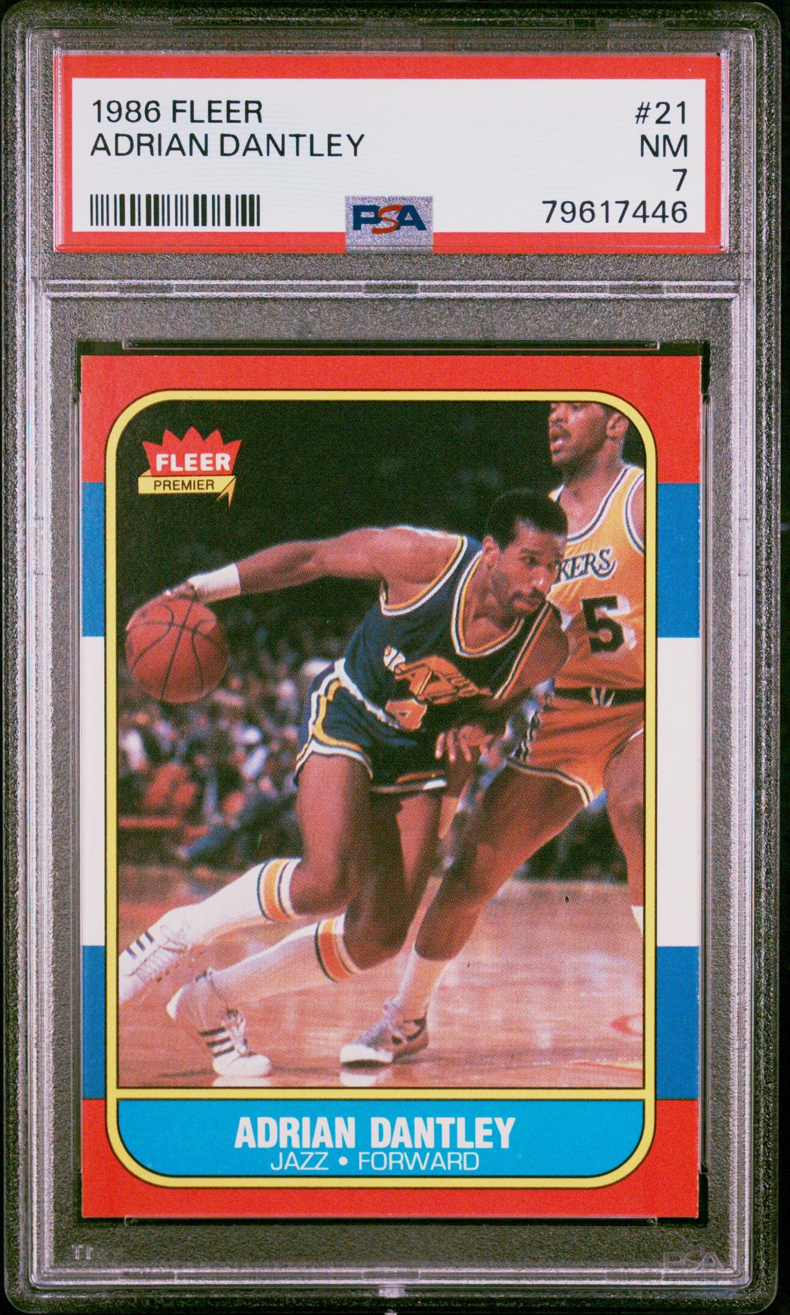 1986 Fleer FLEER #21 Adrian Dantley front