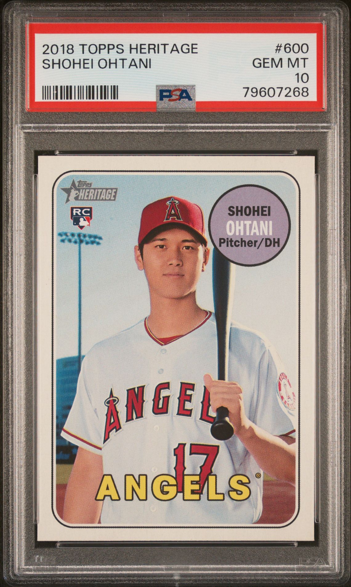 2018 Topps TOPPS HERITAGE #600 Shohei Ohtani front