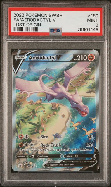 Aerodactyl V Lost Origin Pokemon Card