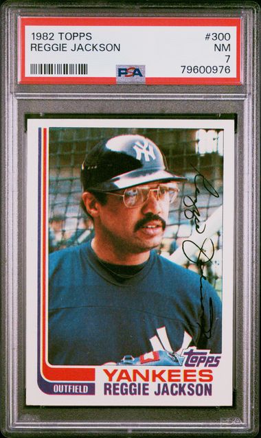 1987 Topps REGGIE JACKSON #300 Yankees Baseball Cards 