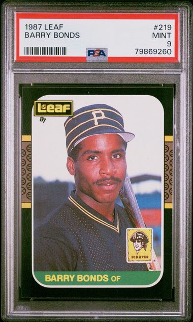 Lot - (Mint) 1987 Fleer Barry Bonds Rookie #604 Baseball Card