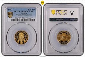 1992 500 Sch Vienna Philharmonic PR70DCAM