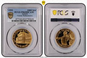 1992 1000 Sch Vienna Philharmonic PR69DCAM