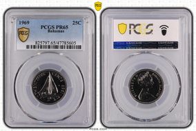 1969 25C PR65