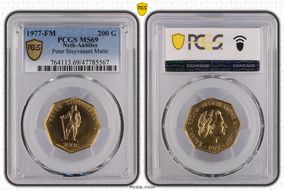 1977-FM 200 G Peter Stuyvesant Matte MS69