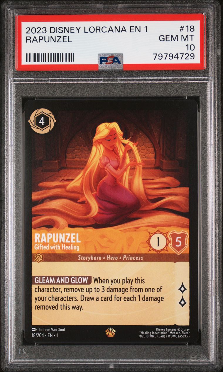 PSA Set Registry Showcase: Disney Lorcana Chapter 1 PSA 10 Legendary