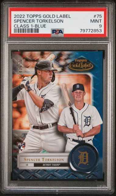 SPENCER TORKELSON ROOKIE CARD Detroit Tigers MOJO REFRACTOR $$ Bowman  Chrome RC!