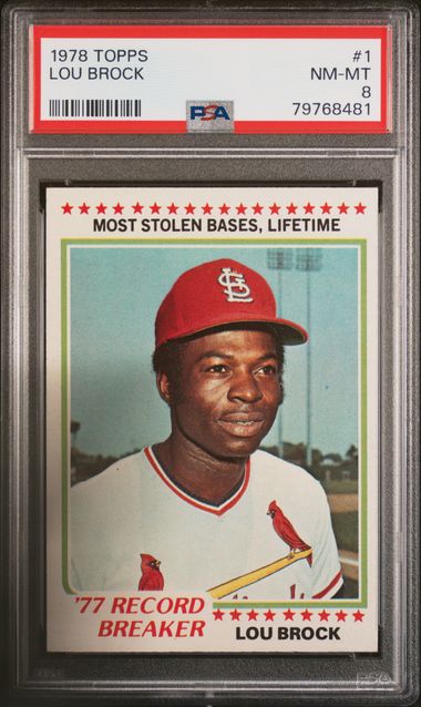 Lou Brock #1 Prices, 1978 Topps