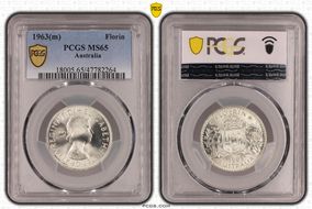 1963(m) Florin MS65