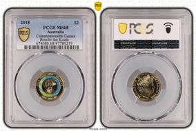 2018 $2 Commonwealth Games Borobi the Koala MS68