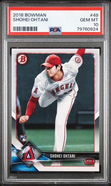 2018 Topps Update Us285 Shohei Ohtani Rookie Card – PSA GEM MT 10 on Goldin  Auctions