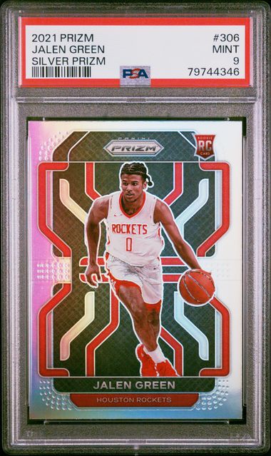 Prizm2021-22 Prizm Jalen Green Ice Prizm Rookie RC 2024 #306 PSA 10 GEM MINT Rockets