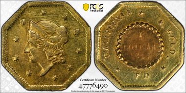 1854 G$1 BG-506 N1