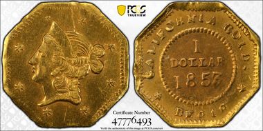 1853 G$1 BG-526 N1
