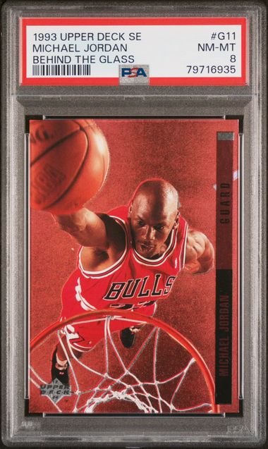 1993 Upper Deck #438 Michael Jordan – PSA NM-MT 8.0 on Goldin Auctions