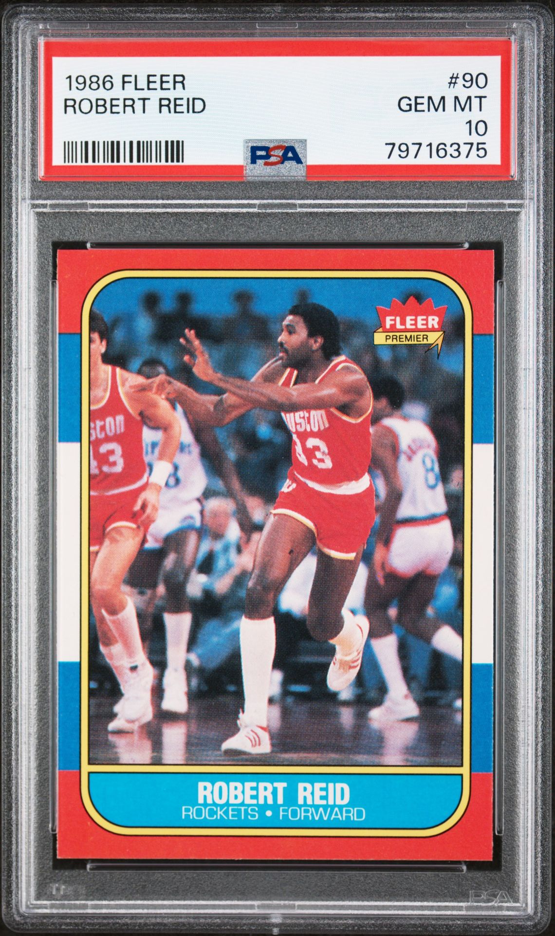 1986 Fleer FLEER #90 Robert Reid front