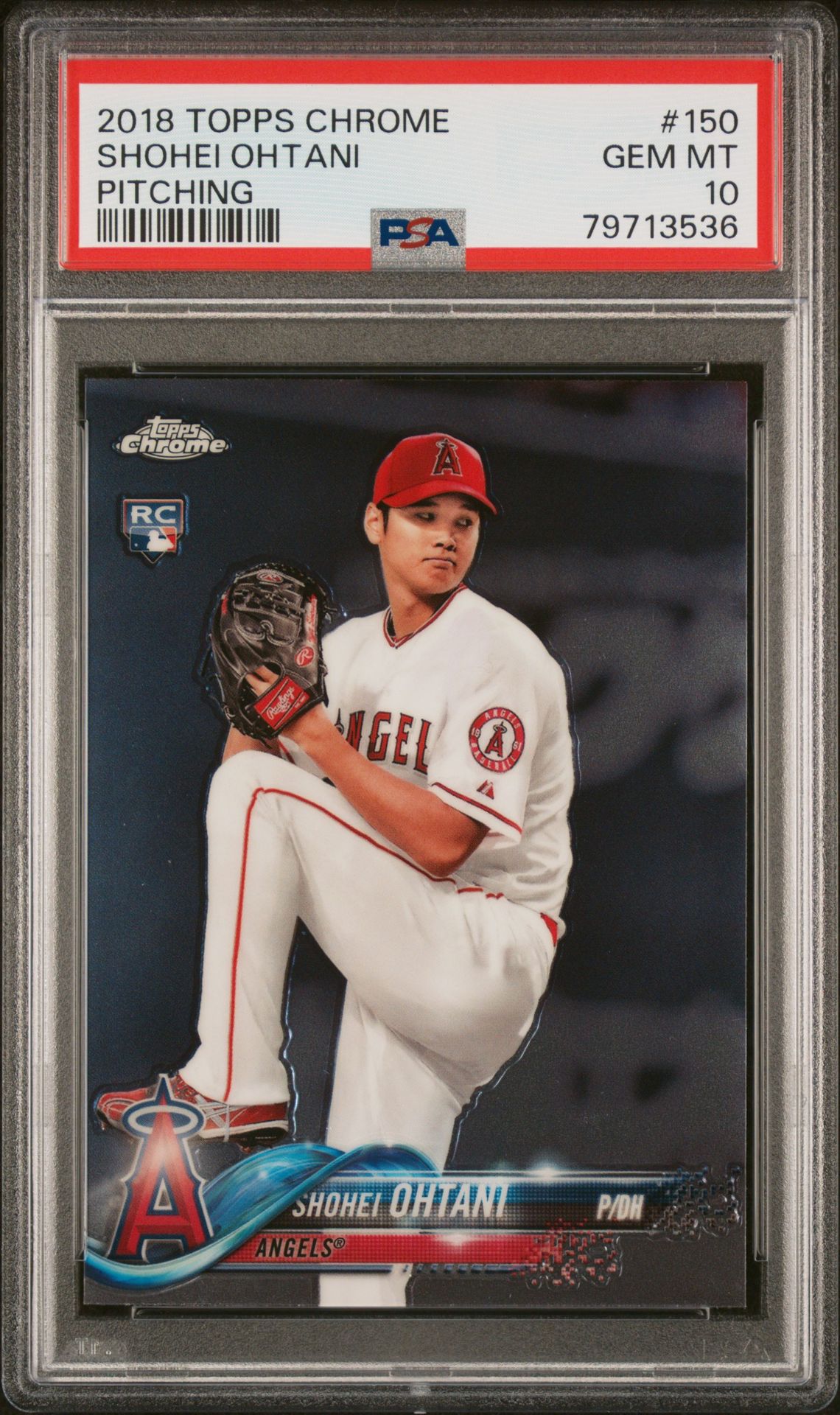 2018 Topps TOPPS CHROME White #150 Shohei Ohtani front