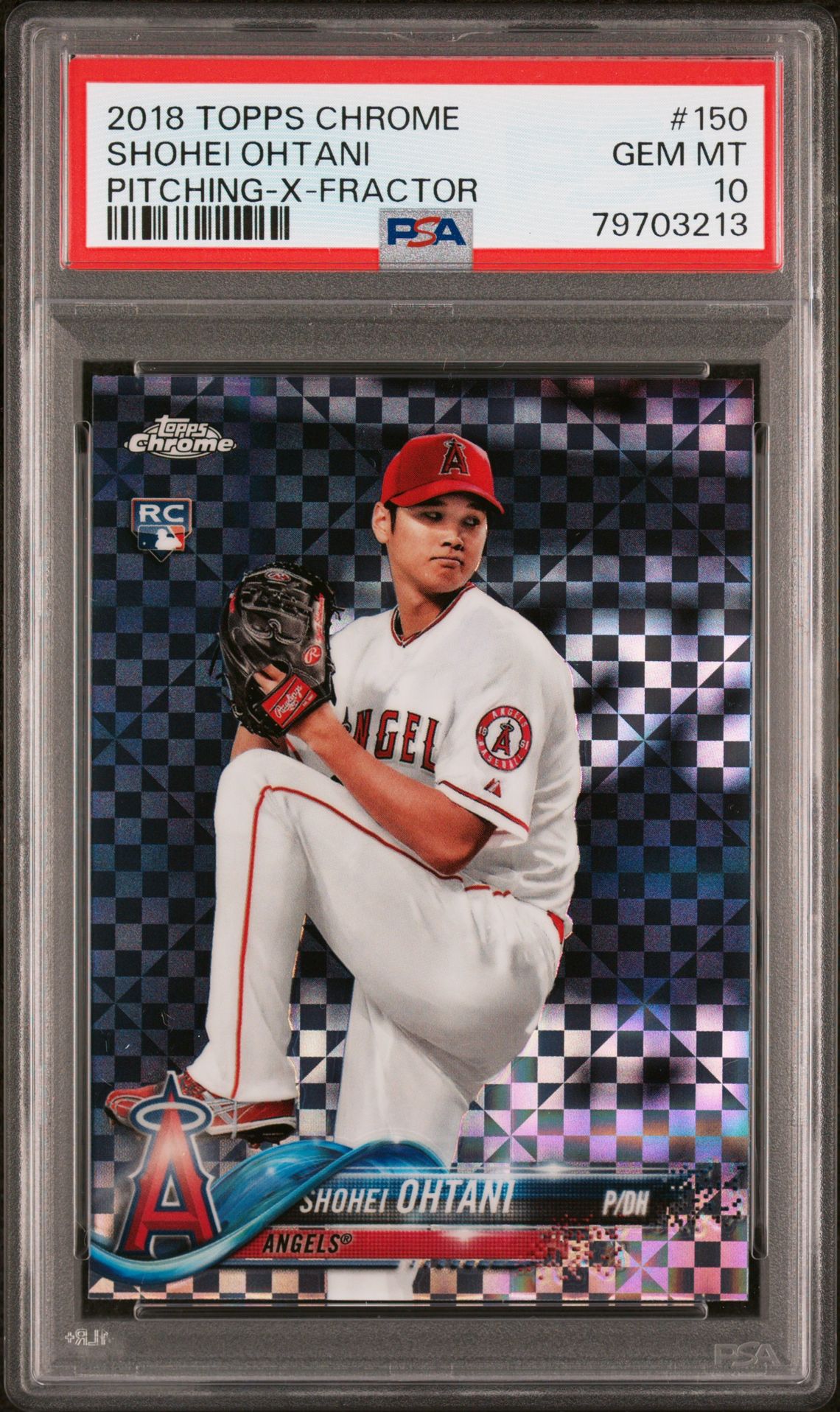2018 Topps TOPPS CHROME X-FRACTOR #150 Shohei Ohtani front