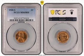 1940-S 1C MS66RD