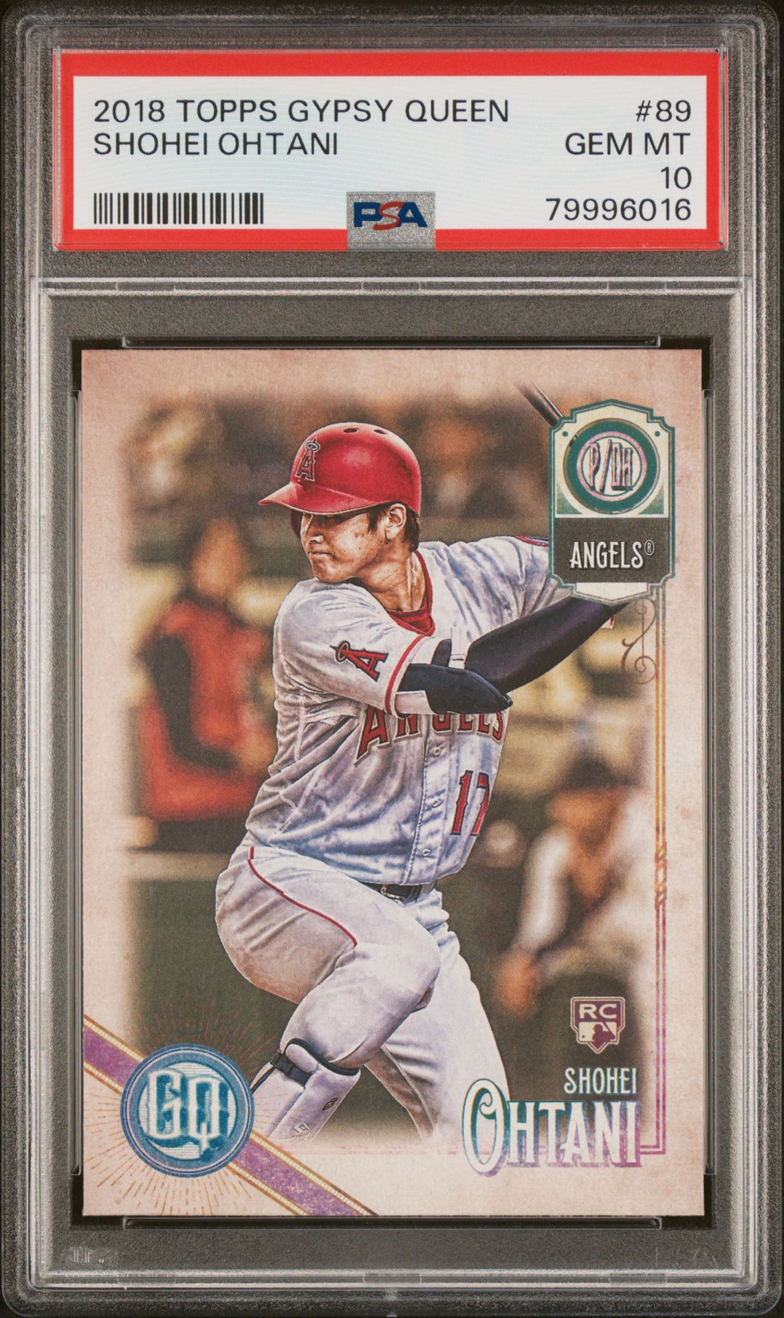2018 Topps Gypsy Queen Shohei Ohtani #89 Gem Mt 10 front