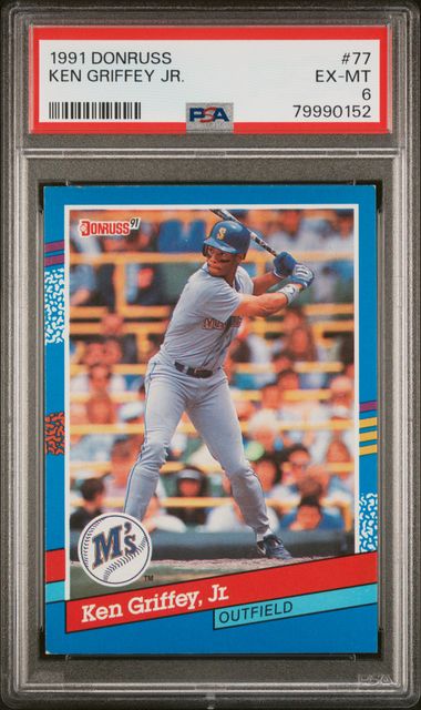 1998 Ultra Big Shots #1 Ken Griffey Jr. – PSA NM 7 on Goldin Auctions