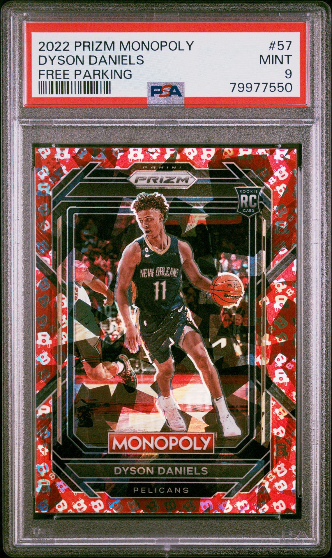 2022 Panini PANINI PRIZM MONOPOLY FREE PARKING #57 Dyson Daniels front