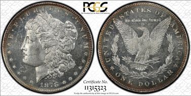 1878 7/8TF $1 Strong VAM 41 7/7 MS61DMPL