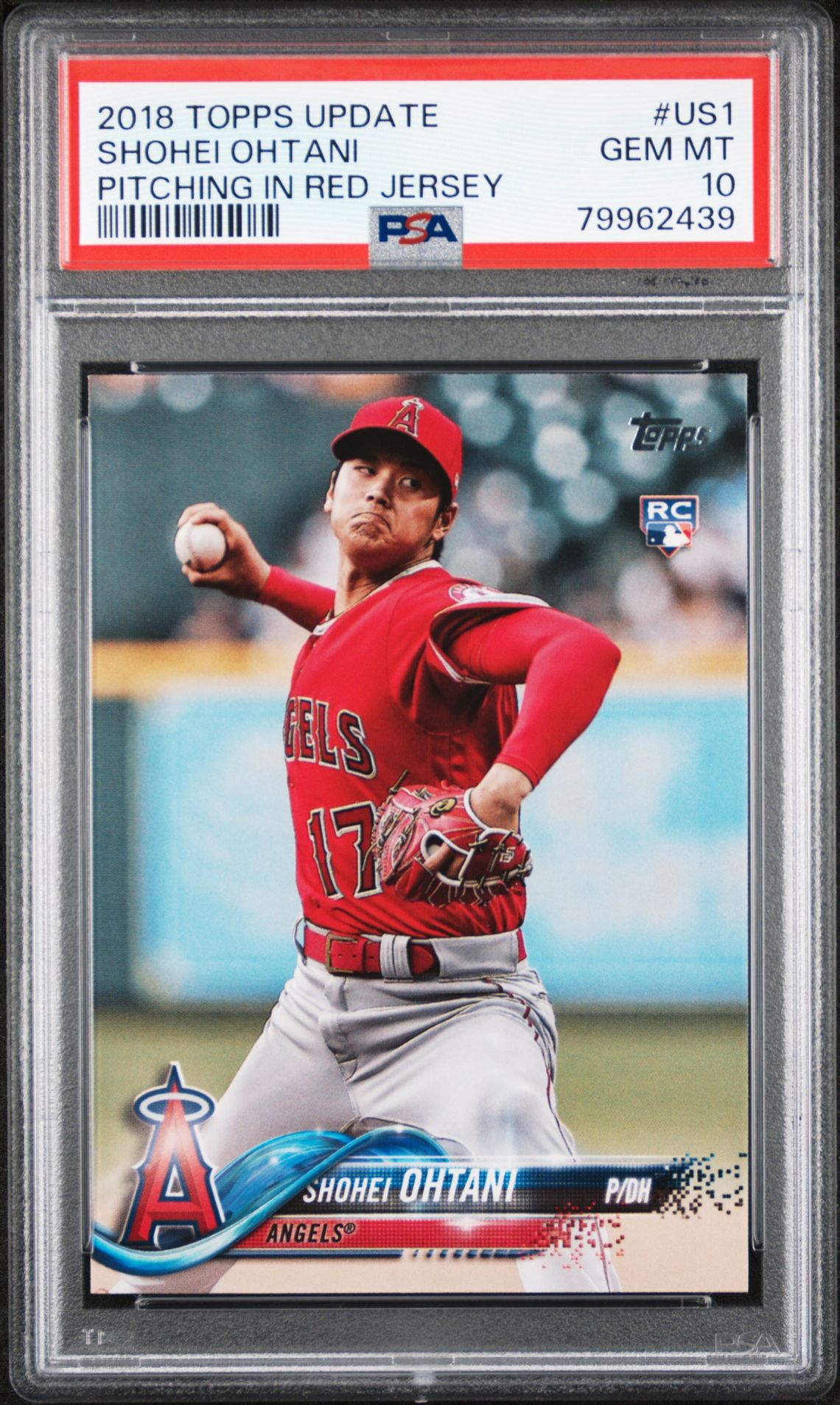 2018 Topps Update Shohei Ohtani #Us1 Gem Mt 10 front