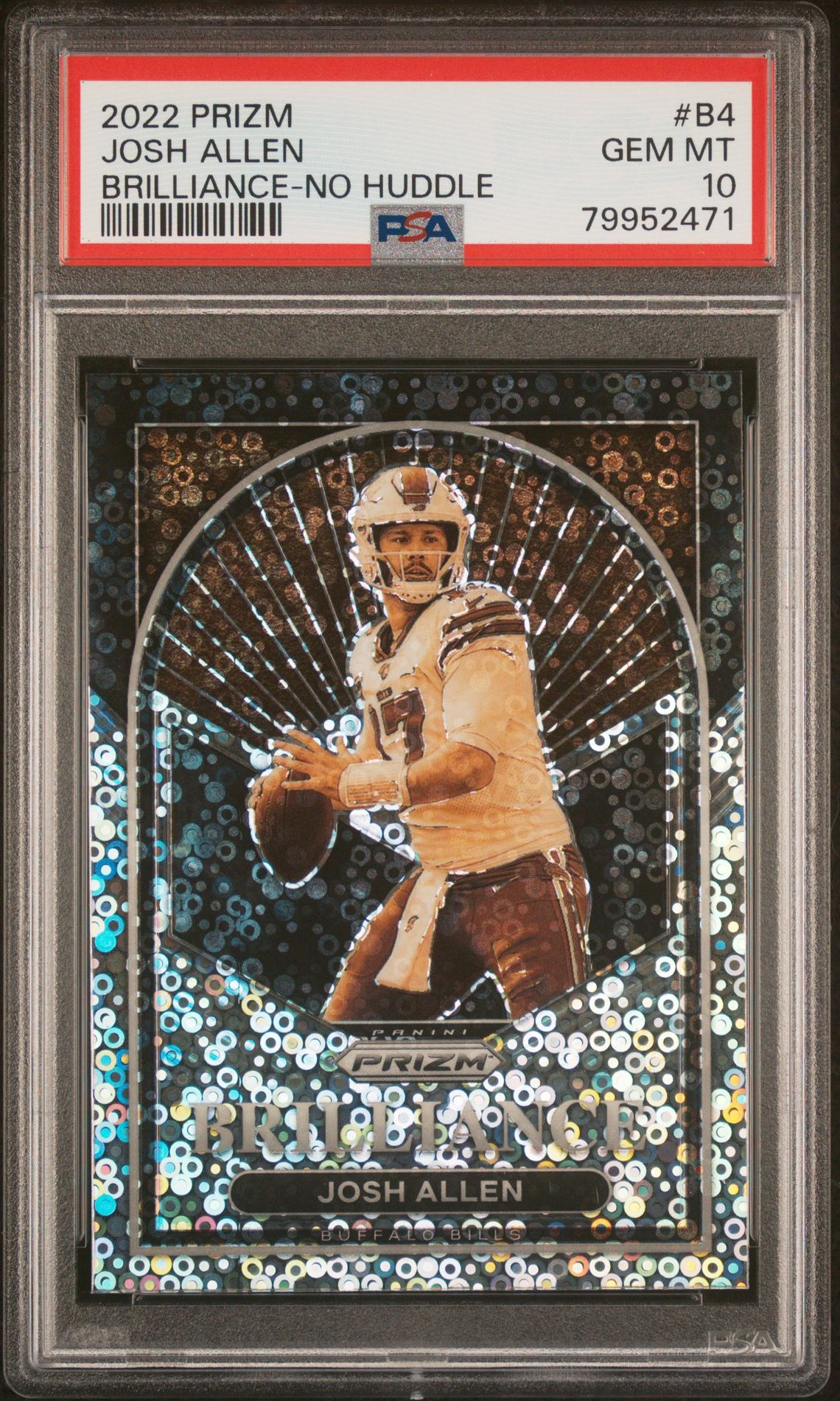 2022 Panini PANINI PRIZM BRILLIANCE NO HUDDLE #B4 Josh Allen front