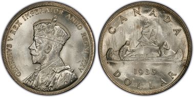 1935 S$1 MS65