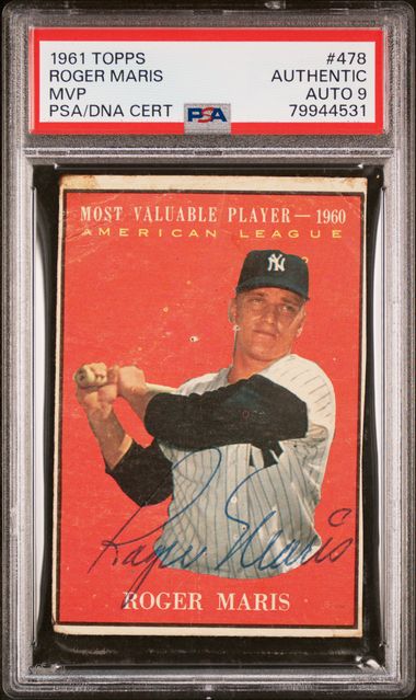 Lot Detail - Roger Maris Signed New York Yankees 8x10 Photo (PSA