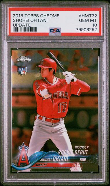 2018 Topps TOPPS CHROME UPDATE UPDATE #HMT32 Shohei Ohtani front
